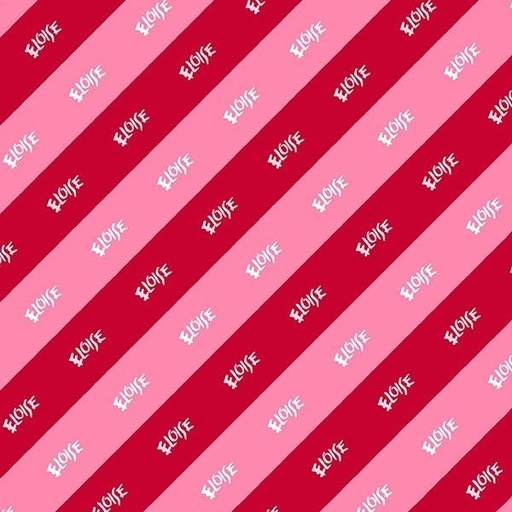 [WF-53884-5] Eloise Rawther Good Bias Stripe Red for Windham Fabrics
