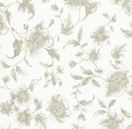 [KAF-21946-14] Flowerhouse: Camille Natural Tonal Floral from Robert Kaufman