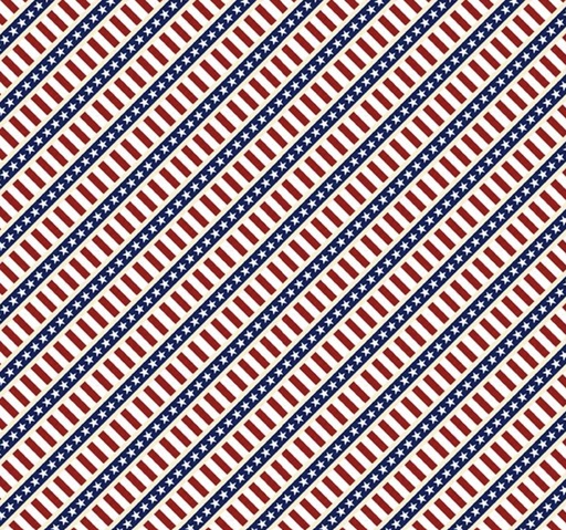 [WP-84478-243] Hearts Anthem Cream Stripe from Wilmington Prints