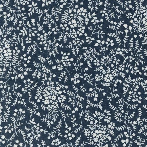 [MOD-55304-24] Shoreline Breeze Small Floral Navy By Camille Roskelley For Moda Fabrics