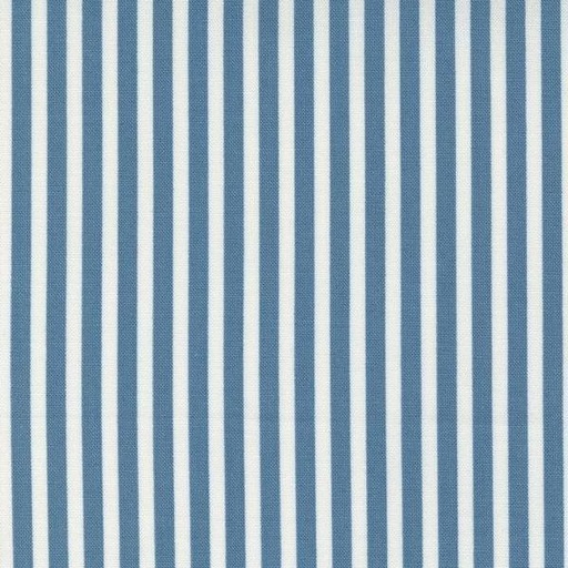 [MOD-55305-13] Shoreline Simple Stripe Medium Blue by Camille Roskelley for Moda Fabrics 