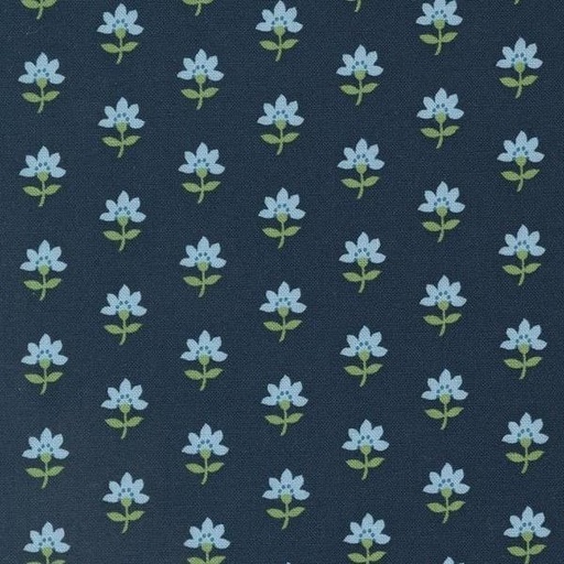 [MOD-55301-14] Shoreline Coastal Florals Navy By Camille Roskelley For Moda Fabrics