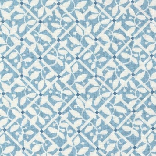 [MOD-55303-12] Shoreline Light Blue Lattice Checks And Plaids By Camille Roskelley For Moda Fabrics