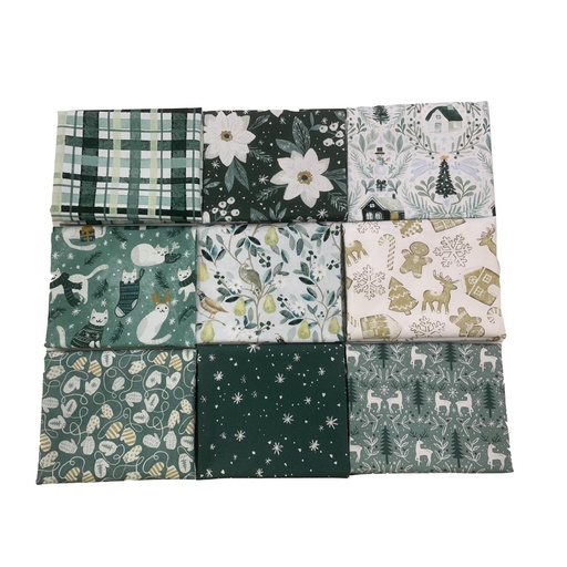 [pp-BestinSnowFQB] Best In Snow Fat Quarter Bundle From Dear Stella