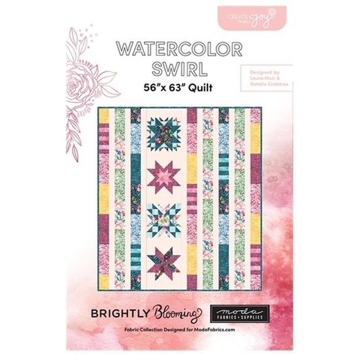 [MOD-CJP-1901] Watercolor Swirl Pattern By Laura Muir For Create Joy Project