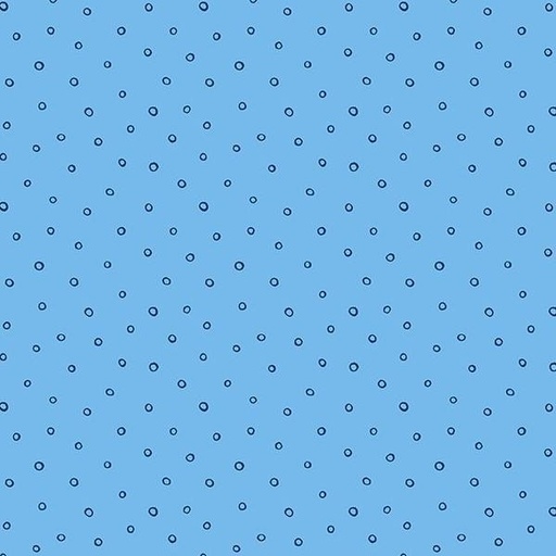 [WP-23708-440] Colors Of Summer Dots Blue By Jackie Decker For Wilmington Prints