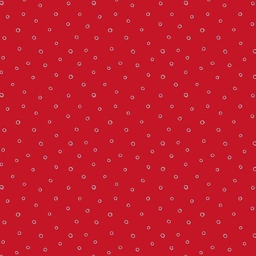 [WP-23708-333] Colors Of Summer Dots Red By Jackie Decker For Wilmington Prints