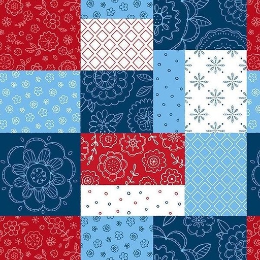 [WP-23702-314] Colors Of Summer Patchwork By Jackie Decker For Wilmington Prints