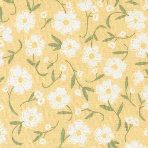 [MOD-31730-14] Flower Girl Flower Fields Buttermilk By My Sew Quilty Life For Moda Fabrics