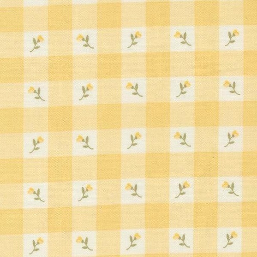 [MOD-31733-15] Flower Girl Picnic Plaid Flower Afternoon By My Sew Quilty Life For Moda Fabrics 