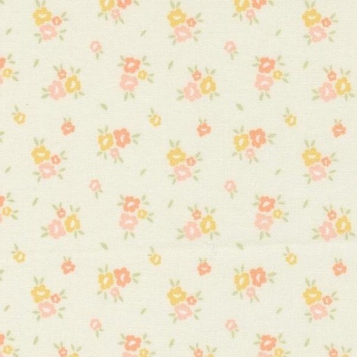 [MOD-31734-11] Flower Girl Blooms Small Floral Porcelain By My Sew Quilty Life For Moda Fabrics