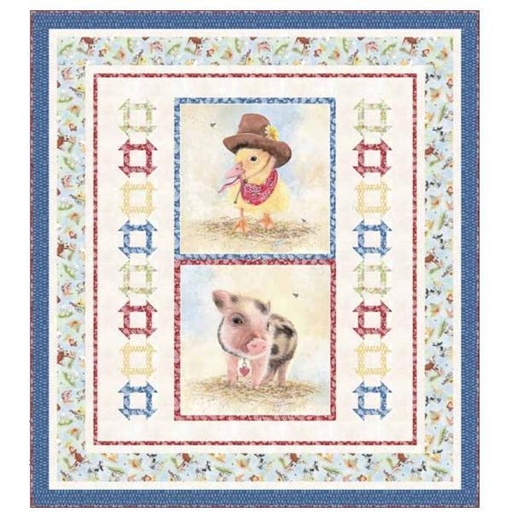 [PP-BarnyardBabiesQui] Barnyard Babies Quilt Kit From P&B