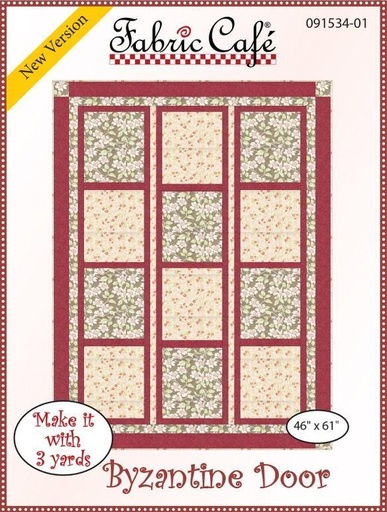 [FCC-091534-01] Byzantine Door Quilt Pattern From Fabric Cafe