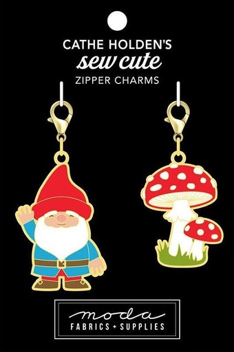 [MOD-CH-153] Gnome Mushroom Zipper Pulls