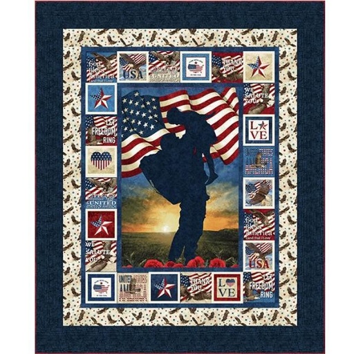 [PP-DaddysHomeQuilt] Daddy's Home Quilt Kit From Northcott