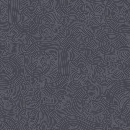 [SEF-1351-CHAR] Just Color! Swirl Charcoal By Studio E Fabrics