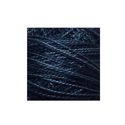 [VI-PC8-H207] Valdani Variegated Perle Cotton Thread, Size 8 Darkened Blue