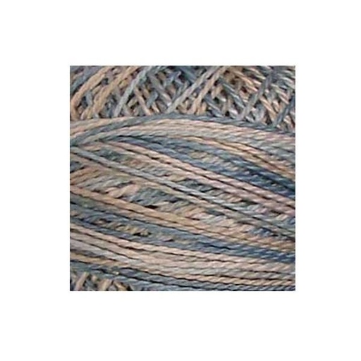 [VI-PC8-JP11] Valdani Variegated Perle Cotton Thread, Size 8 Heavenly Hue