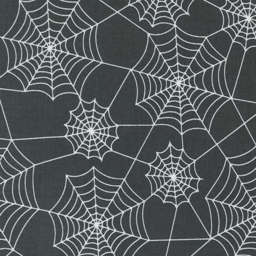 [MOD-5213-16] Hey Boo Novelty Spider Webs Midnight By Lella Boutique For Moda Fabrics