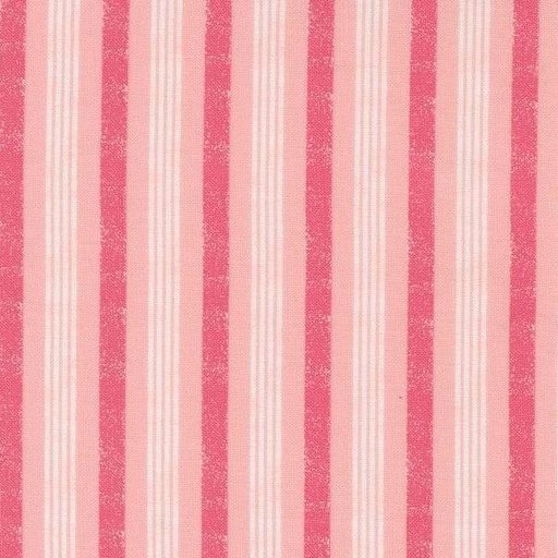 [MOD-5214-13] Hey Boo Boougie Stripe Bubble Gum Pink By Lella Boutique For Moda Fabrics