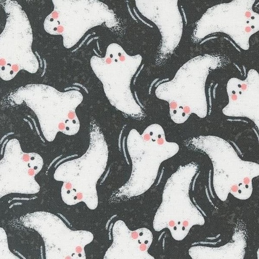 [MOD-5211-16] Hey Boo Friendly Ghost Midnight By Lella Boutique For Moda Fabrics