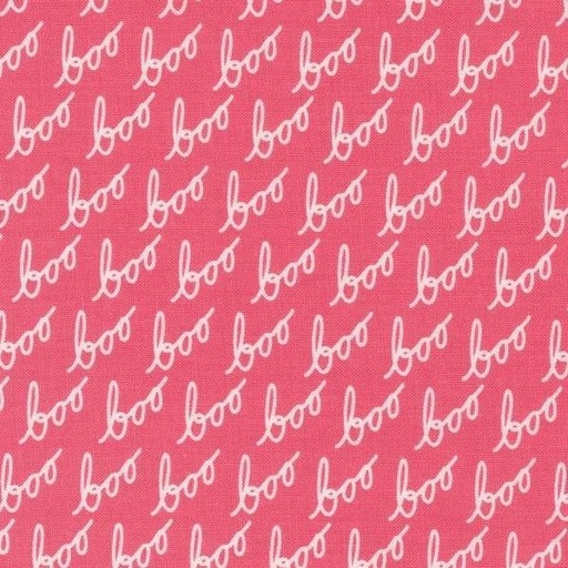 [MOD-5212-14] Hey Boo Boo Text Love Potion Pink By Lella Boutique For Moda Fabrics