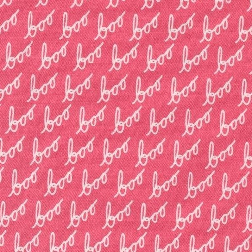 [MOD-5212-14] Hey Boo Boo Text Love Potion Pink By Lella Boutique For Moda Fabrics