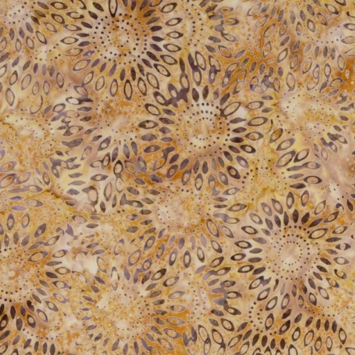 [RB-BTHH-1052] Expressions Batiks Tjaps Sunflowers Tan From Riley Blake Designs 