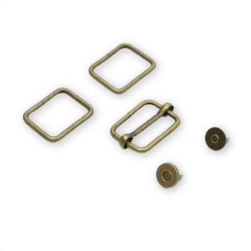 [STO-STS-247A] Level 2 Basic Hardware Kit, Antique Brass, From Sallie Tomato