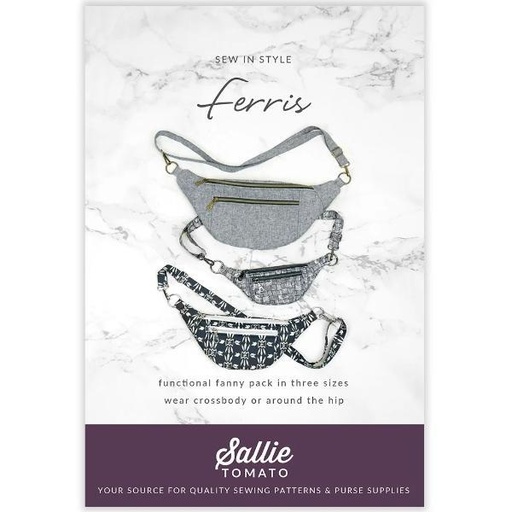 [STO-LST-133] Ferris Fanny Pack Pattern From Sallie Tomato