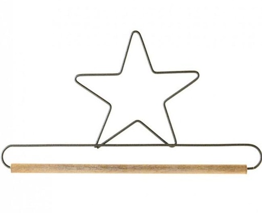 [AM-66110] Decorative Star Craft Hanger, 6 Inches