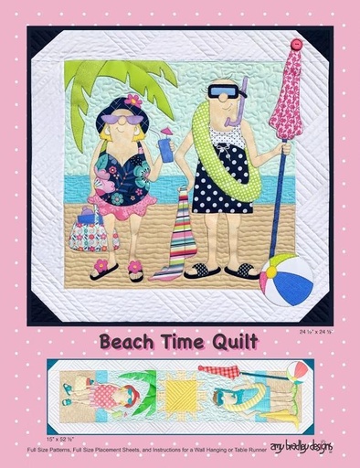 [ABD-298] Beach Time Quilt Pattern By Amy Bradley For Amy Bradley Designs 