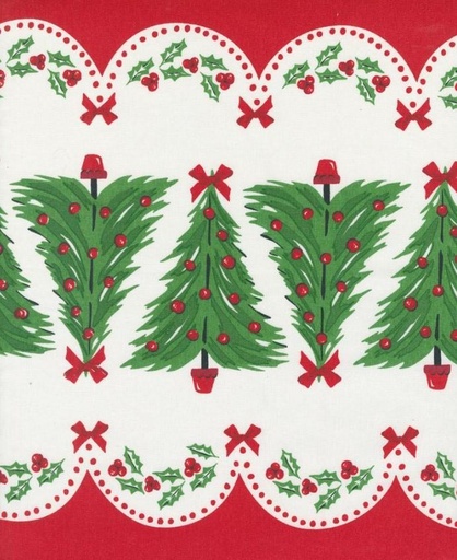 [MOD-920-306] Classic Retro Oh Christmas Tree Toweling By Stacy Lest Hsu For Moda Fabrics 