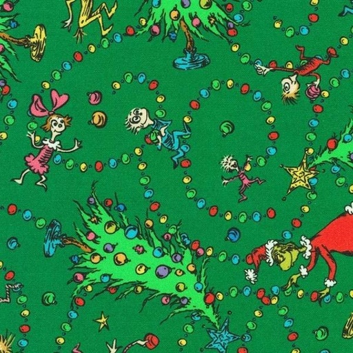 [KAF-22569-274] How The Grinch Stole Christmas Ornaments Pine By Dr. Seuss Enterprises For Robert Kaufman