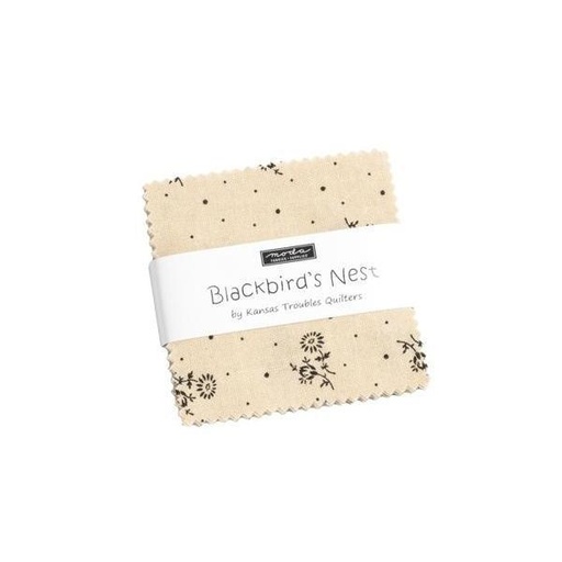 [MOD-9750-MC] Blackbirds Nest Mini Charm Pack By Kansas Troubles Quilters For Moda Fabrics 