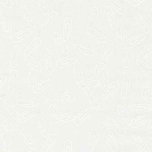 [MOD-20896-21] Back To School Clip It White By Stacy Lest Hsu For Moda Fabrics