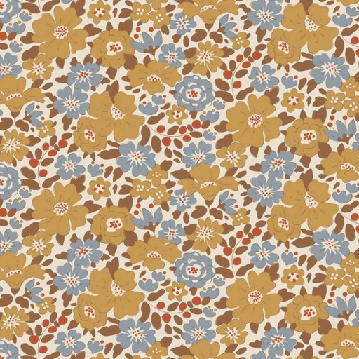[TIL-1301-42] Creating Memories Harper Saffron By Tone Finnanger For Tilda Fabrcs