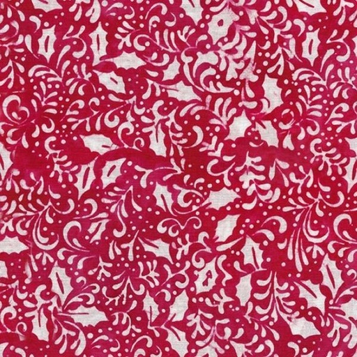 [IB-1223-32350] Peppermint Sprinkles Batik Holly Red Paprika From Island Batik 