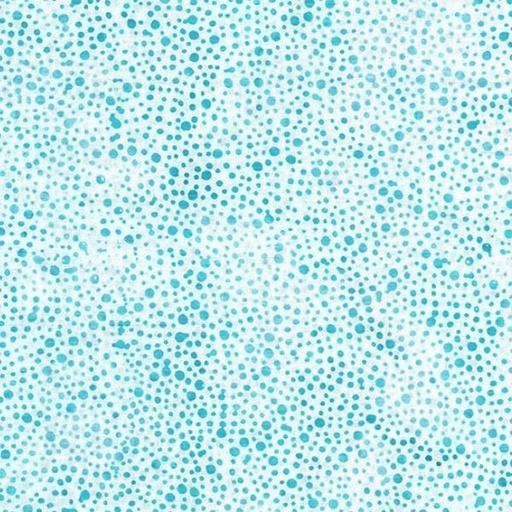 [IB-12237-9700] Peppermint Sprinkles Batik Dots White From Island Batik 