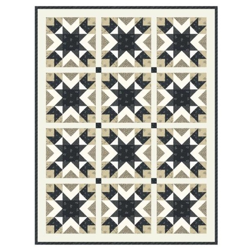 [PP-BlackbirdsStarQui] Blackbird's Star Quilt Kit From Moda