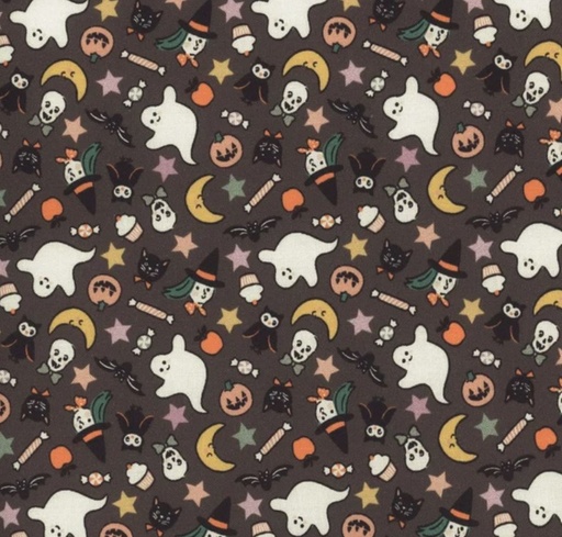 [PPC-POCST-24304] Sweet Tooth Treats Black from Poppie Cotton