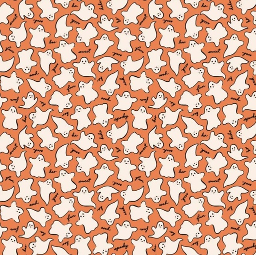 [PPC-POCST-24306] Sweet Tooth Eek's & Boo's Orange from Poppie Cotton