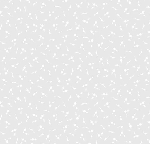 [PB-RA145515-W] Ramblings 14 Tossed Dots White on White from P&B Textiles