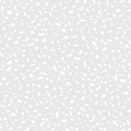 [PB-RA145519-W] Ramblings 14 Confetti White from P&B Textiles