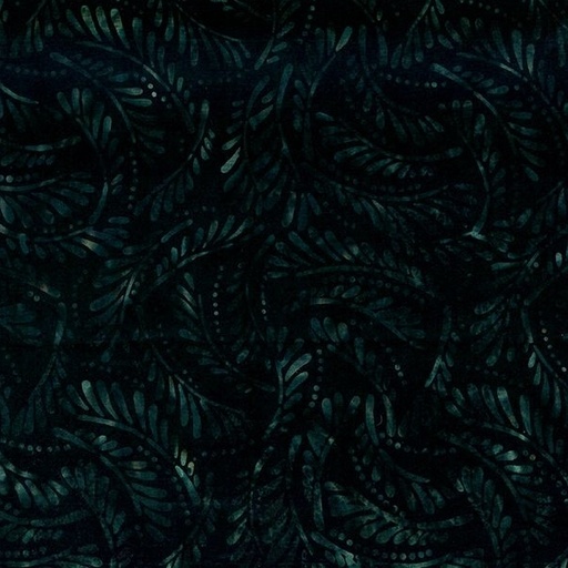 [WP-22277-990] Mystic Vineyard Batik Ferns Black from Wilmington Prints