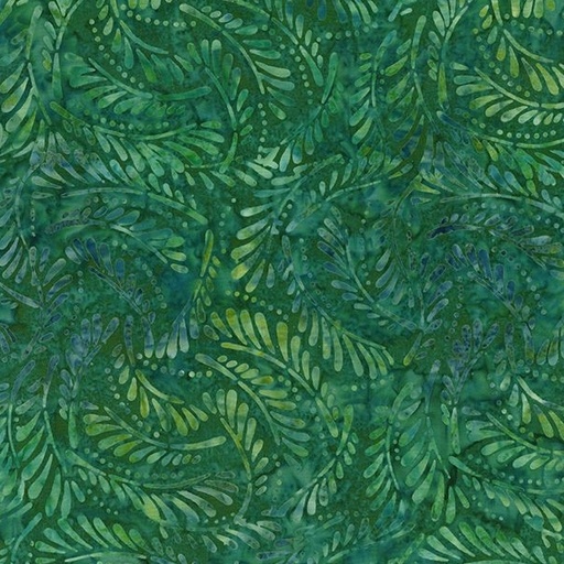 [WP-22277-774] Mystic Vineyard Batik Ferns Green from Wilmington Prints