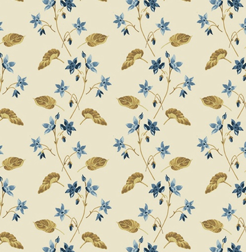 [AND-1167-B] Beach House Clematis Midnight by Edyta Sitar of Laundry Basket Quilts for Andover Fabrics