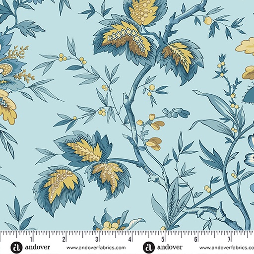 [AND-1163-LB] Beach House Ariel Sky by Edyta Sitar of Laundry Basket Quilts for Andover Fabrics