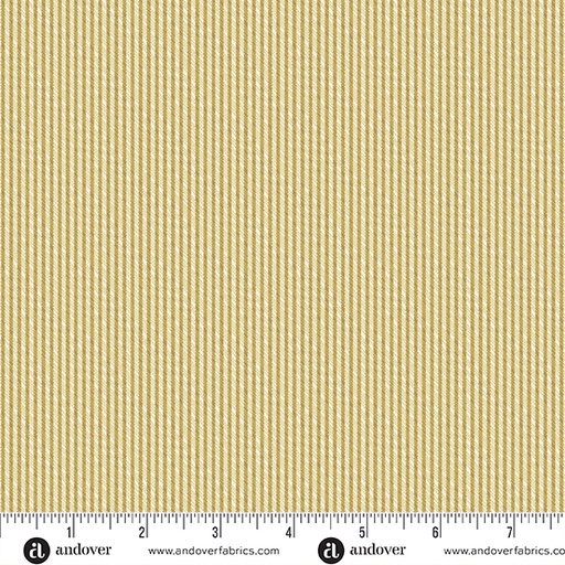 [AND-1177-Y] Beach House Sand Gold by Edyta Sitar of Laundry Basket Quilts for Andover Fabrics