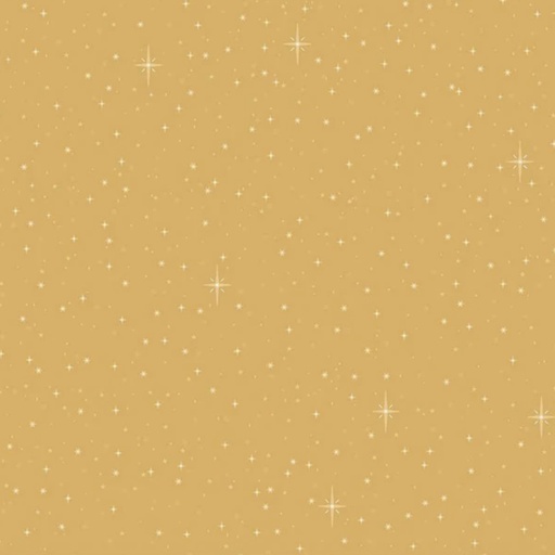 [RB-15046-GOLD] Christmas Wishes Starry Sky Gold from Riley Blake